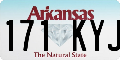 AR license plate 171KYJ