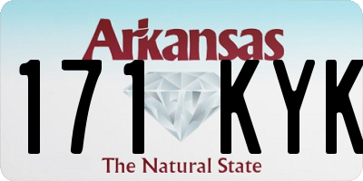 AR license plate 171KYK