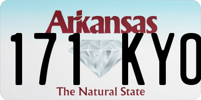 AR license plate 171KYO