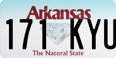 AR license plate 171KYU