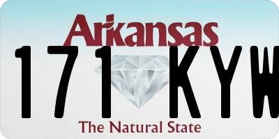 AR license plate 171KYW
