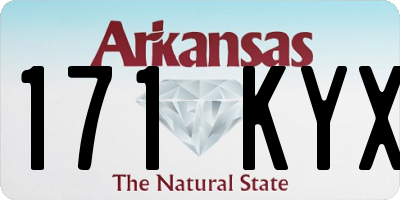 AR license plate 171KYX