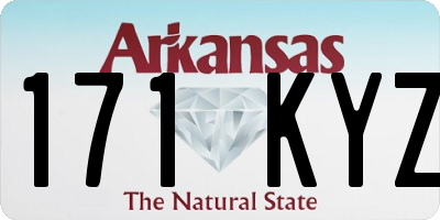 AR license plate 171KYZ