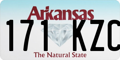 AR license plate 171KZC