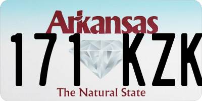 AR license plate 171KZK