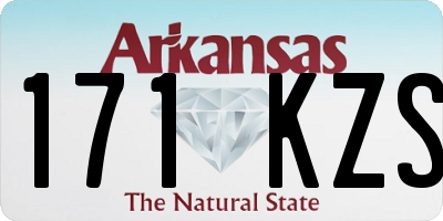 AR license plate 171KZS
