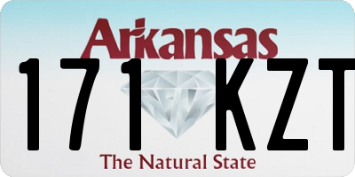 AR license plate 171KZT