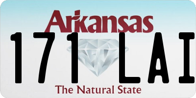 AR license plate 171LAI