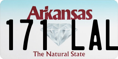 AR license plate 171LAL