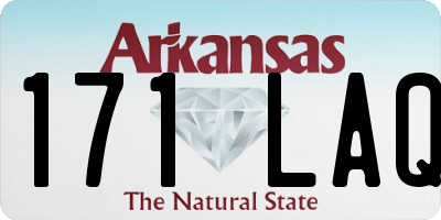 AR license plate 171LAQ