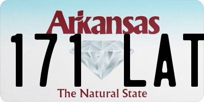 AR license plate 171LAT