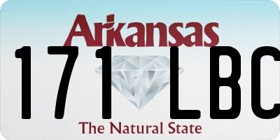 AR license plate 171LBC