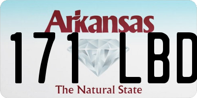 AR license plate 171LBD
