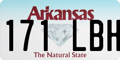 AR license plate 171LBH