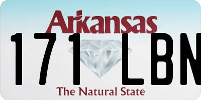 AR license plate 171LBN