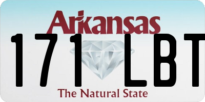 AR license plate 171LBT