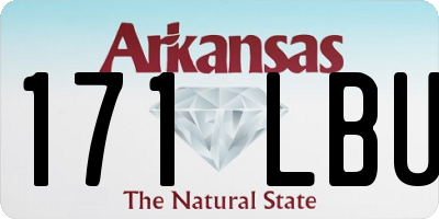AR license plate 171LBU