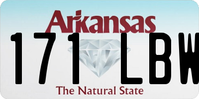 AR license plate 171LBW
