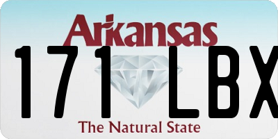 AR license plate 171LBX