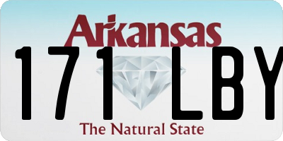 AR license plate 171LBY