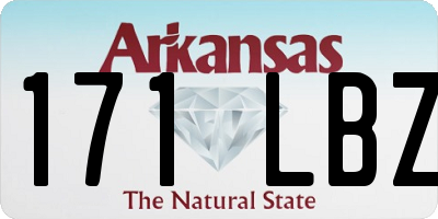 AR license plate 171LBZ