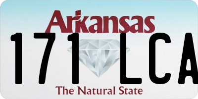 AR license plate 171LCA