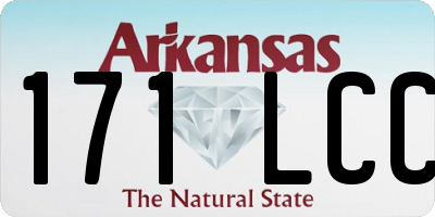 AR license plate 171LCC