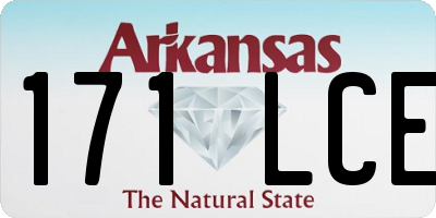 AR license plate 171LCE
