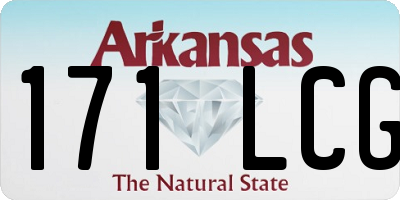 AR license plate 171LCG
