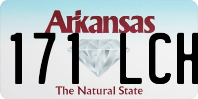 AR license plate 171LCH