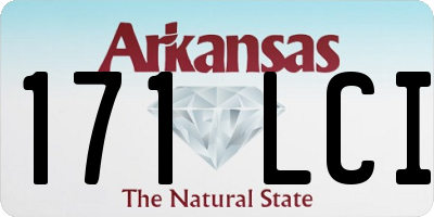 AR license plate 171LCI