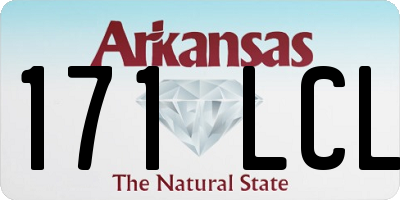AR license plate 171LCL