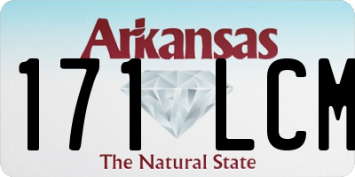AR license plate 171LCM