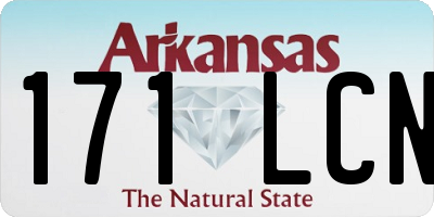 AR license plate 171LCN