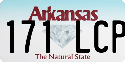 AR license plate 171LCP