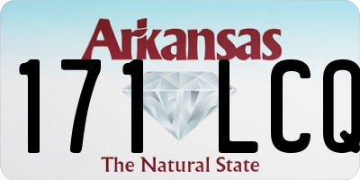 AR license plate 171LCQ