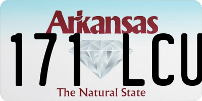 AR license plate 171LCU