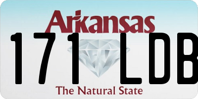 AR license plate 171LDB