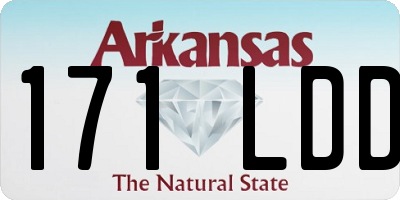 AR license plate 171LDD