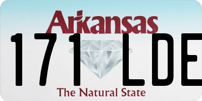 AR license plate 171LDE