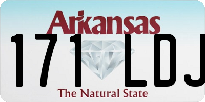 AR license plate 171LDJ