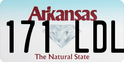 AR license plate 171LDL