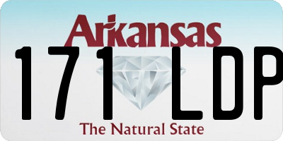 AR license plate 171LDP