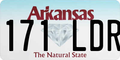 AR license plate 171LDR