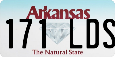 AR license plate 171LDS