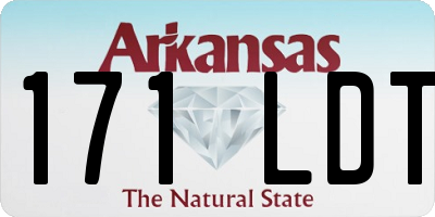 AR license plate 171LDT
