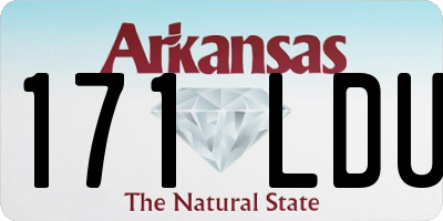 AR license plate 171LDU