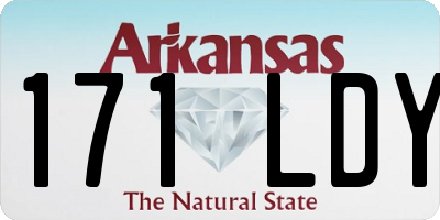 AR license plate 171LDY