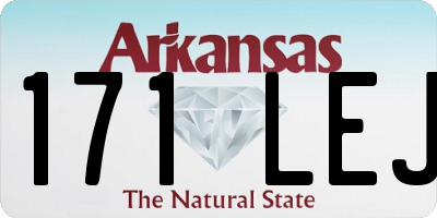 AR license plate 171LEJ