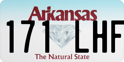 AR license plate 171LHF